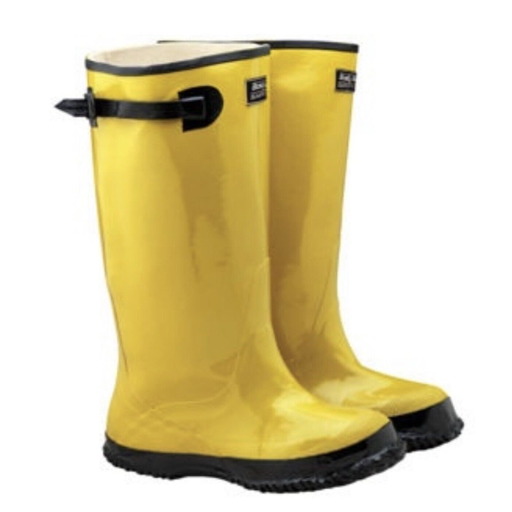 Body Guard Safety Gear Work Over The Shoe Yellow Slush Mud Boot Mens Size 10